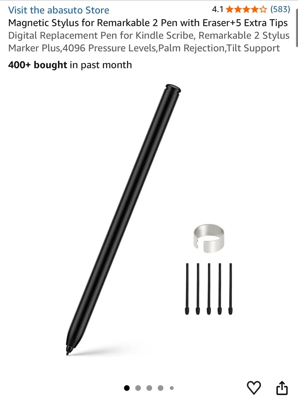 Magnetic stylus pen